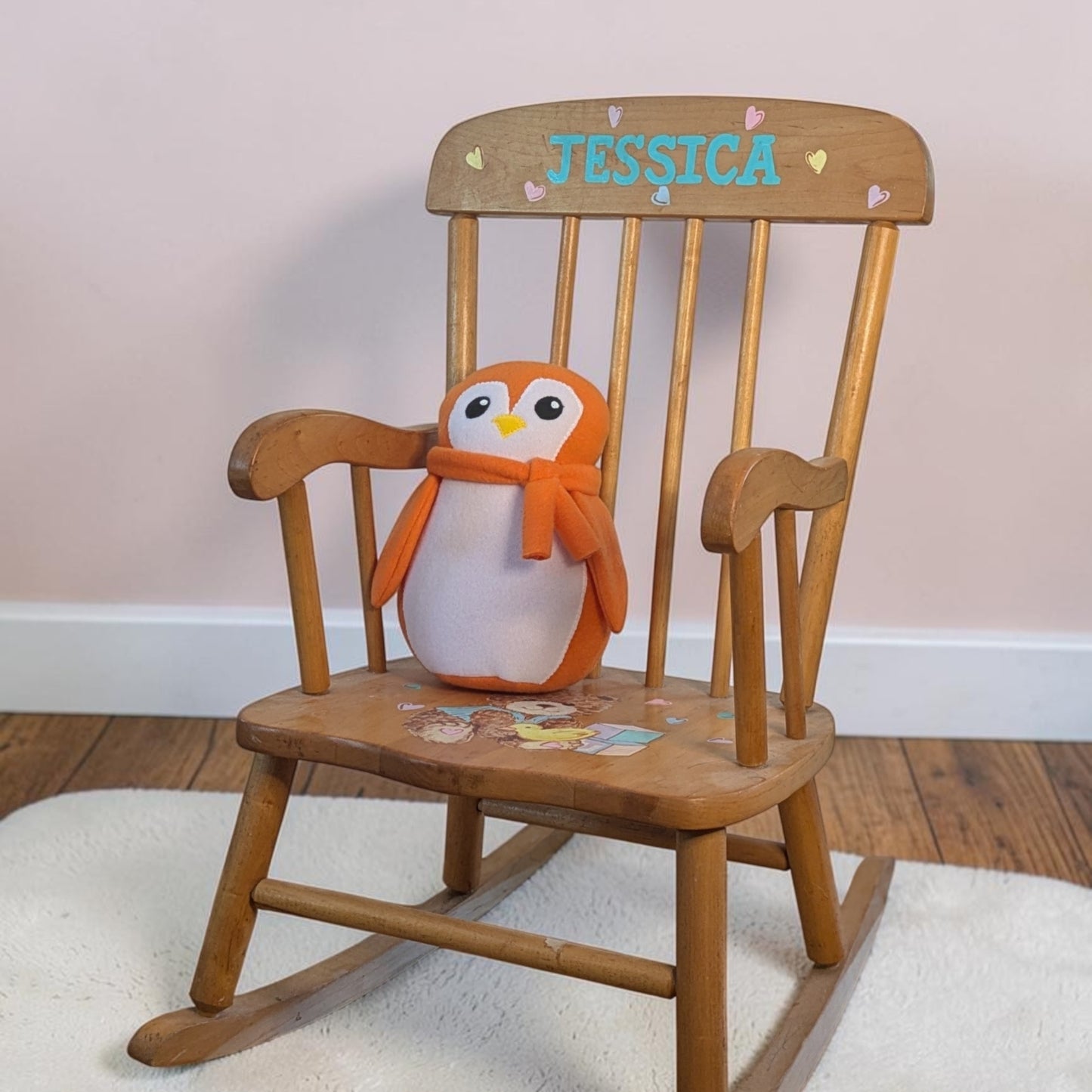 Oliver the Orange Rainbow Penguin