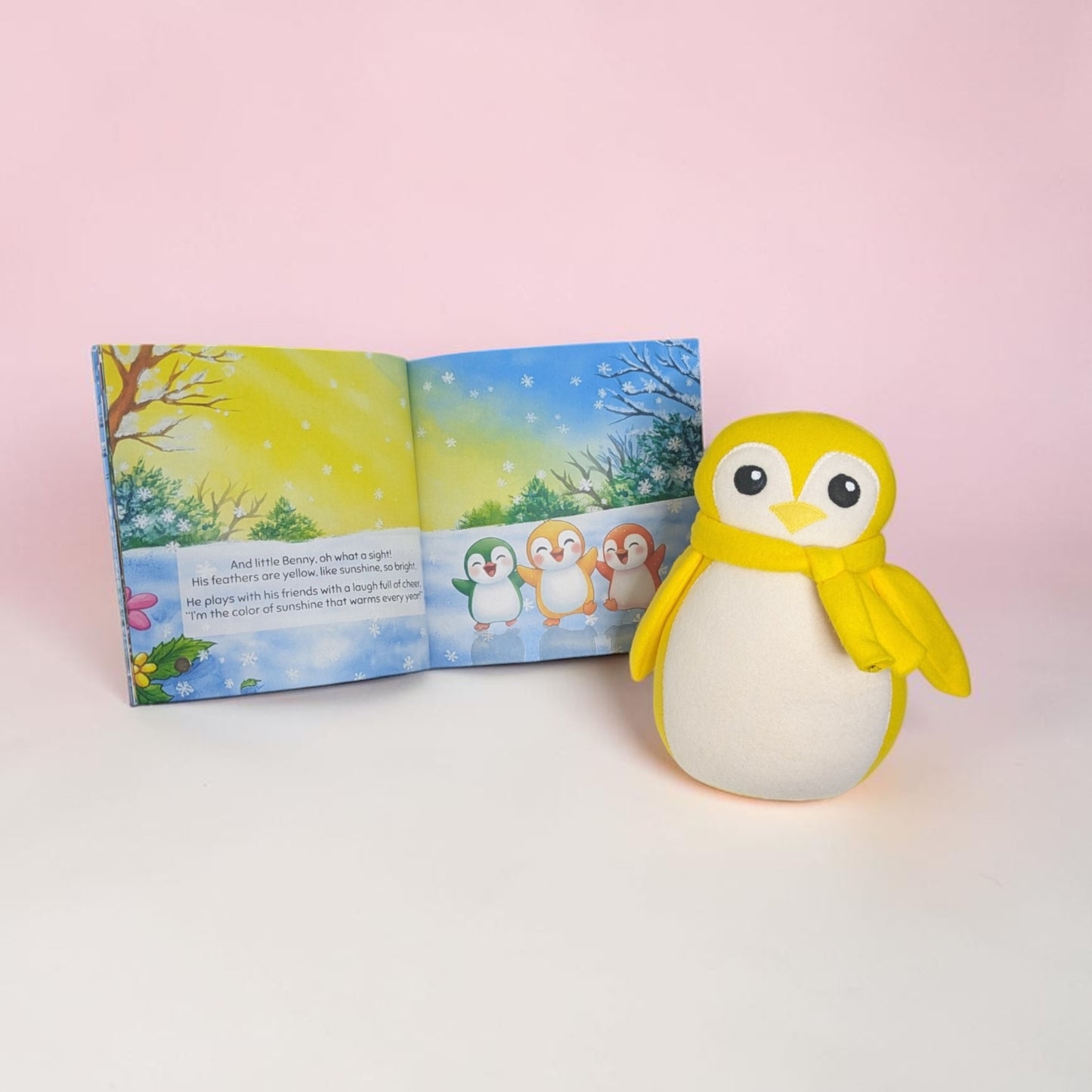 The Rainbow Penguins Children's Book and Toy Bundle