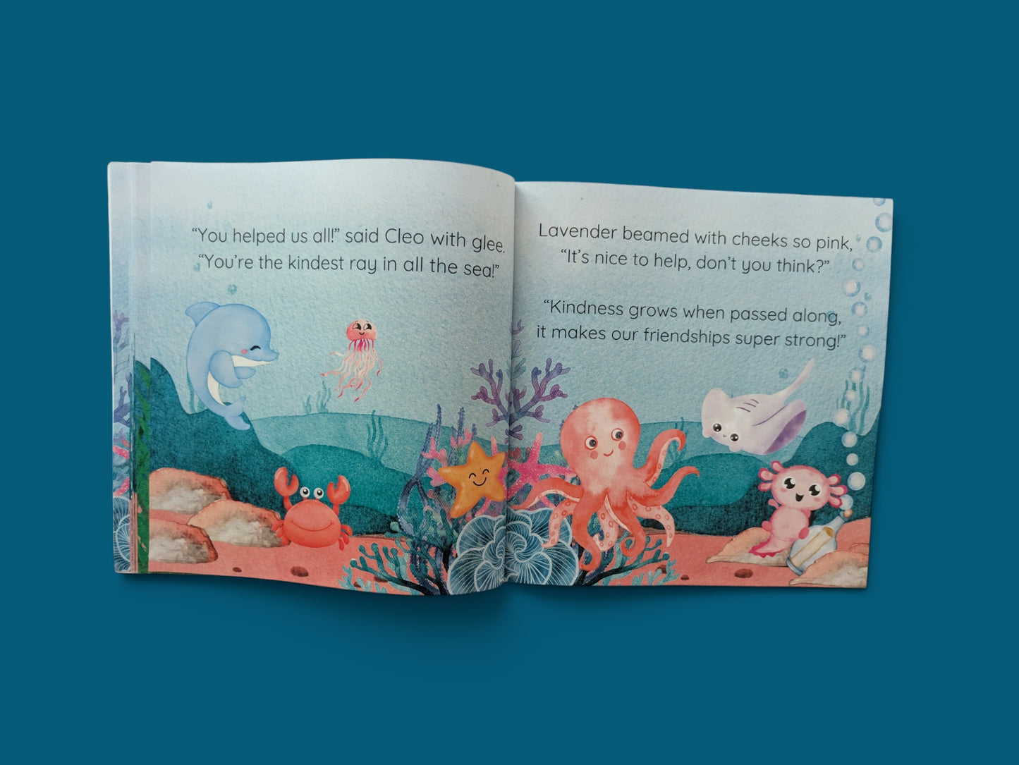 Lavender the Helpful Ray Children's Book