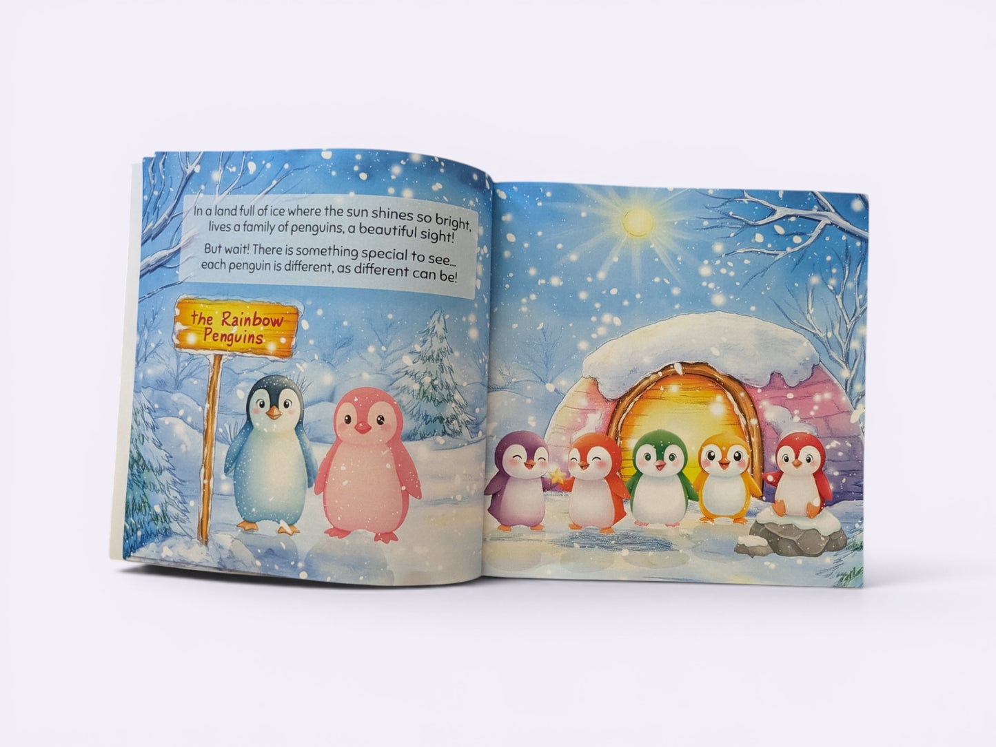 The Rainbow Penguins Children's Book and Toy Bundle