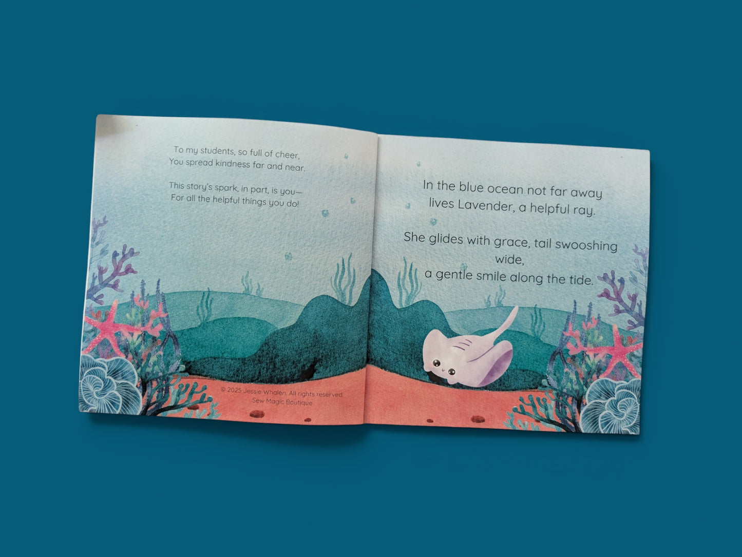 Lavender the Helpful Ray Children's Book
