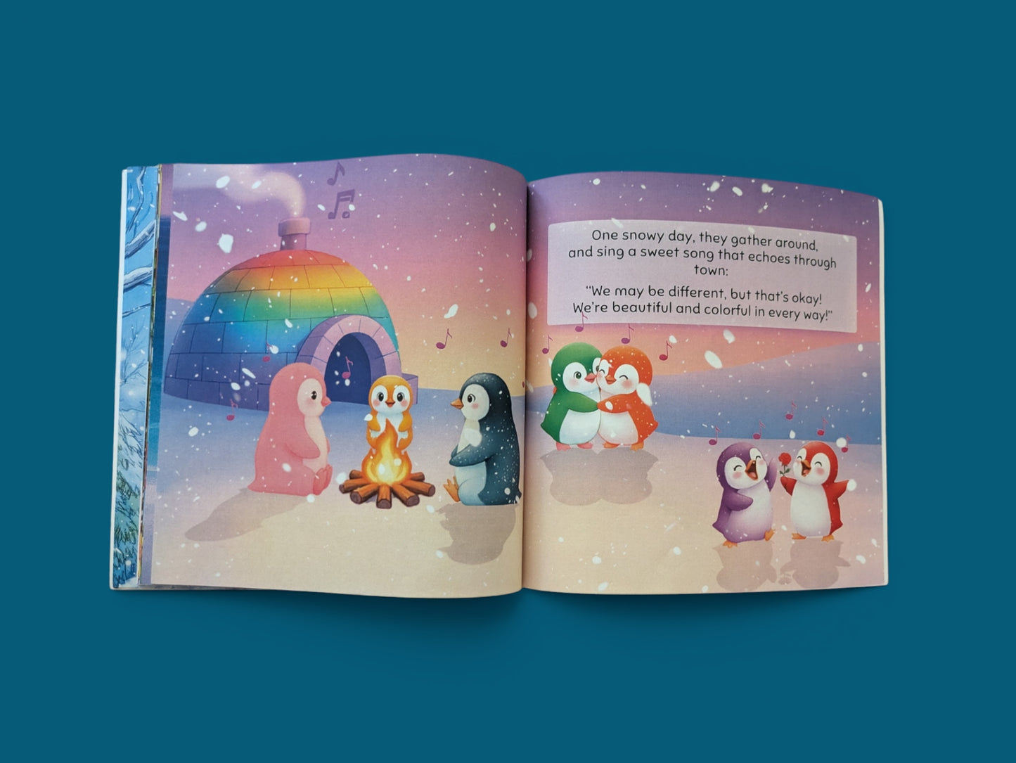 The Rainbow Penguins Children's Book