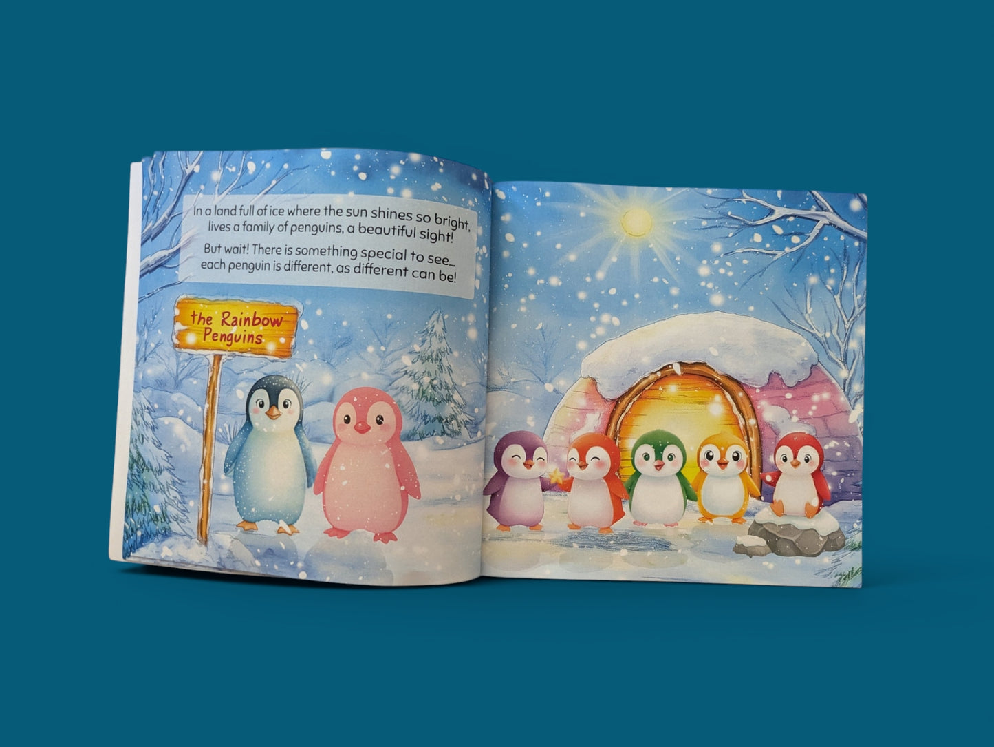 The Rainbow Penguins Children's Book