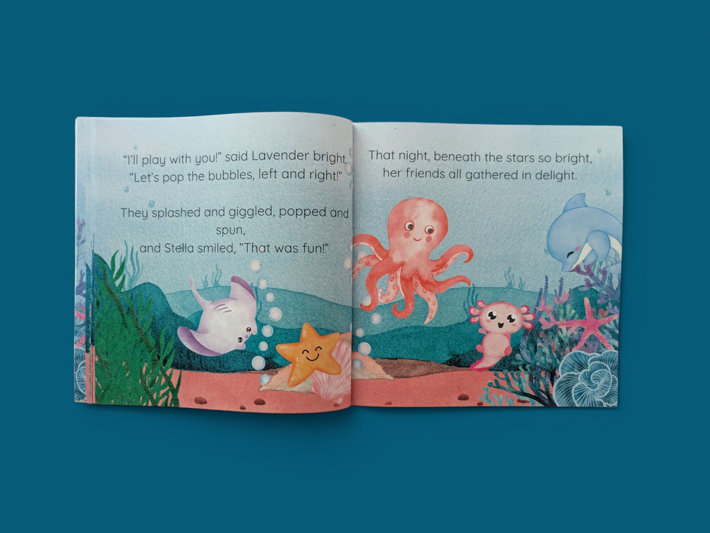 Lavender the Helpful Ray Children's Book