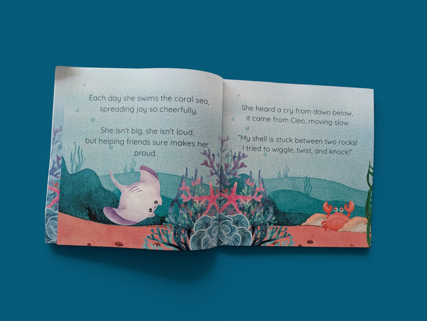 Lavender the Helpful Ray Children's Book